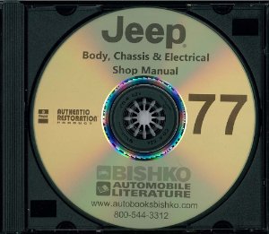 1977 Jeep All Models Factory Shop Service Manual