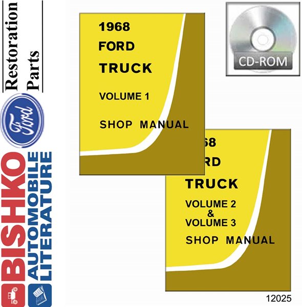 1968 Ford Truck (Except Bronco/Econoline) Shop Service Repair Manual PDF Engine