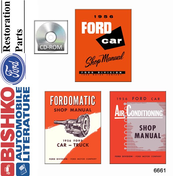 1956 Ford Car Shop Service Repair Manual PDF