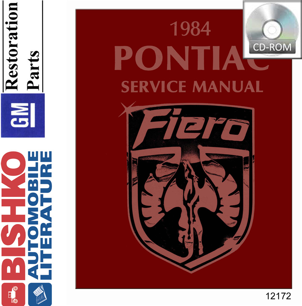 1984 Pontiac Fiero Factory Shop Service Manual
