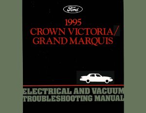 1995 Ford Crown Victoria, Grand Marquis Wiring Diagrams Manual