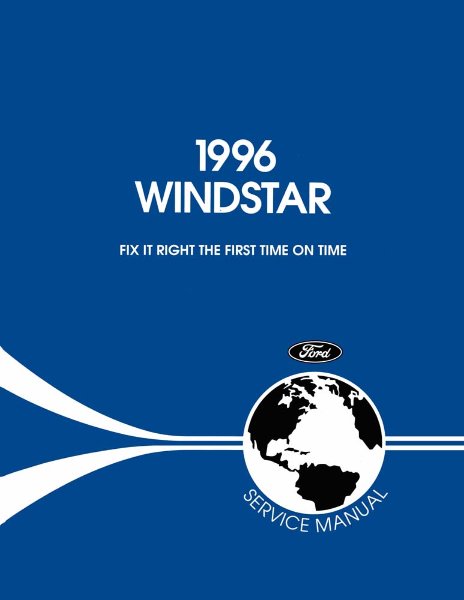 1996 Ford Truck Windstar Factory Shop Service Manual