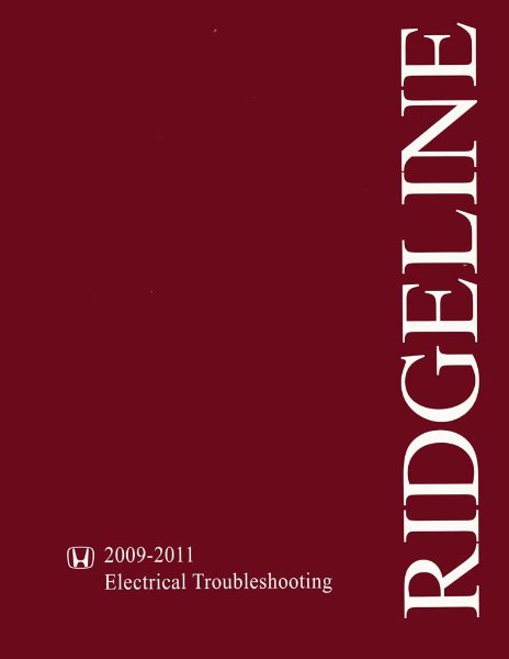 2009–2011 Honda Ridgeline Factory Shop Service Manual