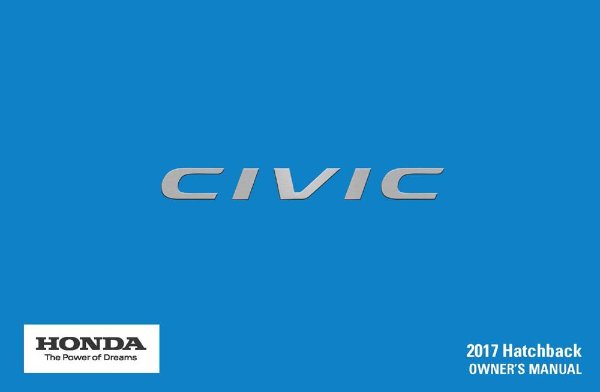 2017 Honda Civic Hatchback Owner's Manual