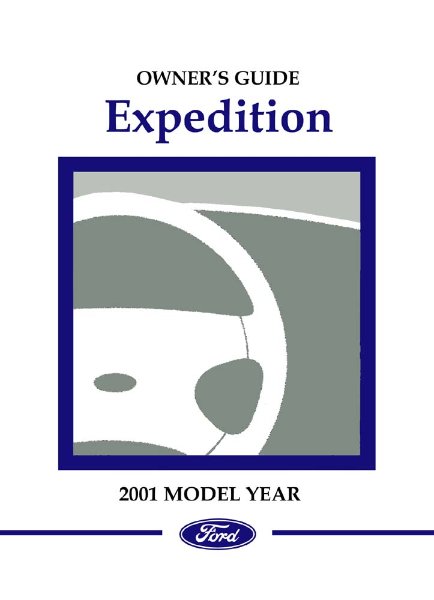 2001 Ford Expedition Owner's Manual
