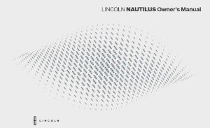 2026 Lincoln Nautilus Owner's Manual