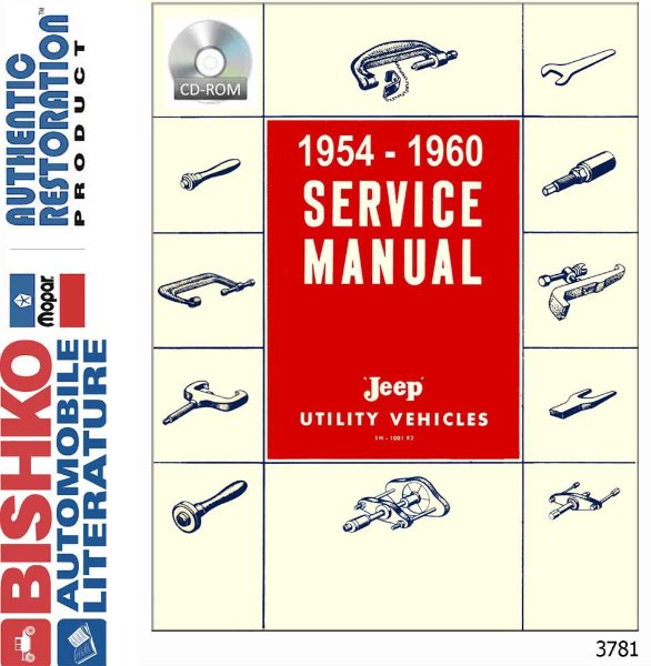 1954–1960 Jeep Truck, Utility Vehicles Factory Shop Service Manual
