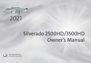 2021 Chevrolet Silverado Owner's Manual