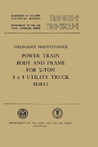 1952–1957 Jeep Military Jeeps Factory Shop Service Manual