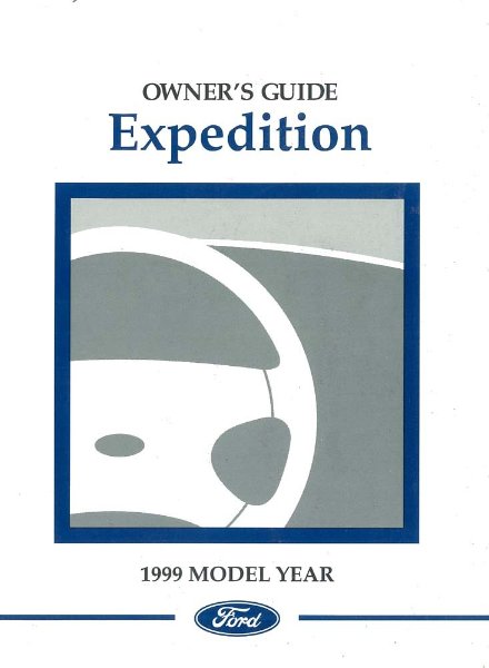 1999 Ford Expedition Owner's Manual