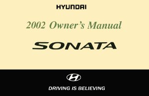 2002 Hyundai Sonata Owner's Manual