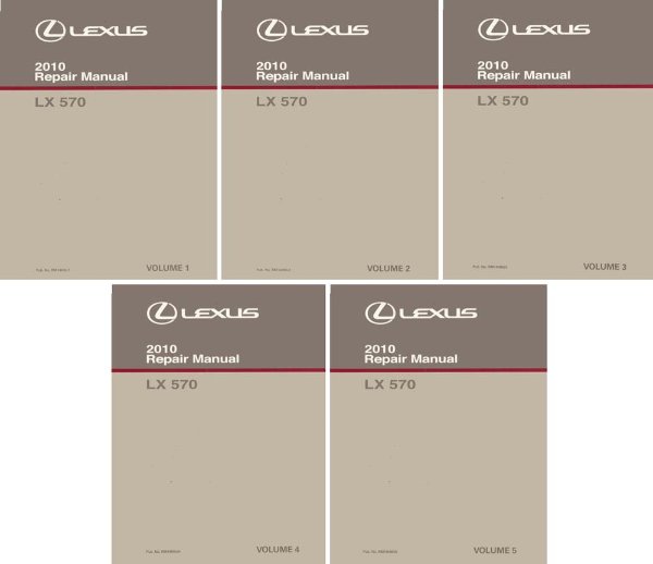 2010 Lexus LX 570 Factory Shop Service Manual