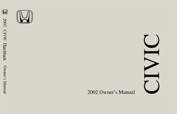 2002 Honda Civic Hatchback Owner's Manual