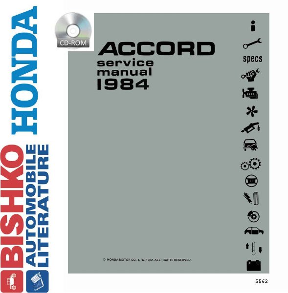 1984 Honda Accord Factory Shop Service Manual