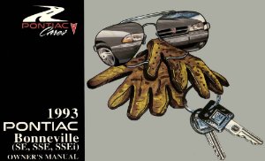 1993 Pontiac Bonneville Owner's Manual