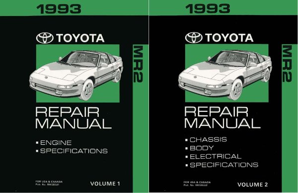 1993 Toyota MR-2 Factory Shop Service Manual