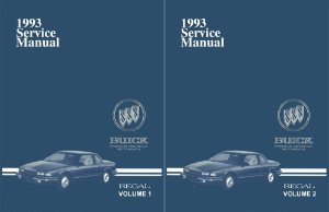 1993 Buick Regal Factory Shop Service Manual