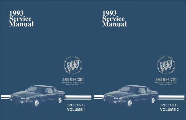 1993 Buick Regal Factory Shop Service Manual