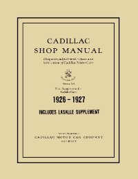 1926 1927 Cadillac Lasalle Shop Service Repair Manual Book Engine Wiring