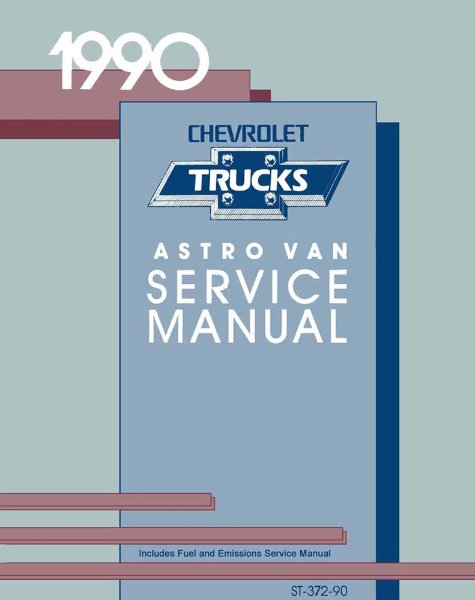 1990 Chevrolet Truck Astro Factory Shop Service Manual