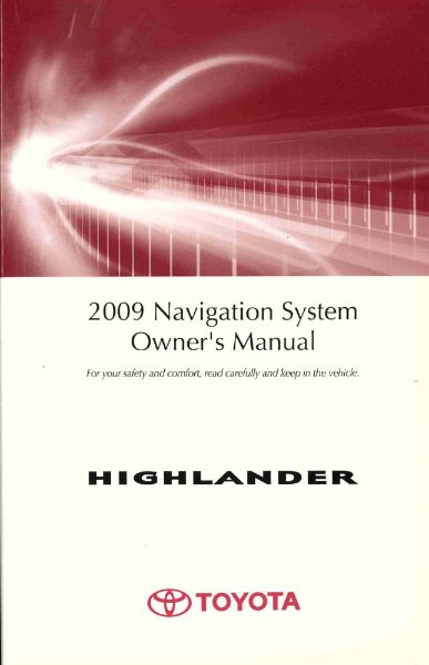 2009 Toyota Highlander Owner's Manual