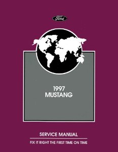 1997 Ford Mustang Factory Shop Service Manual