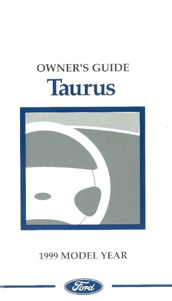1999 Ford Taurus Owner's Manual