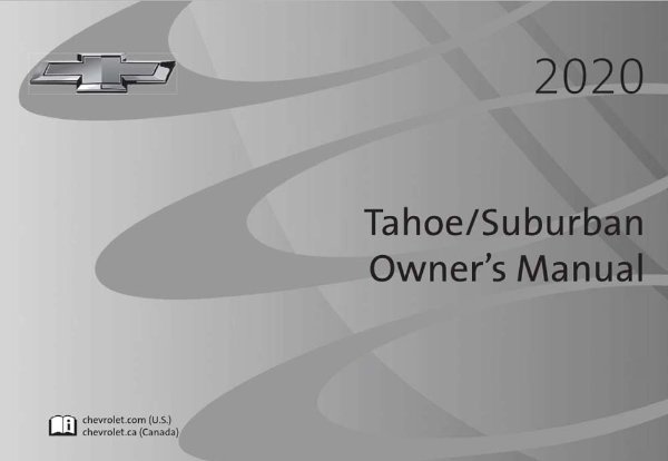 2020 Chevrolet Tahoe, Suburban Owner's Manual