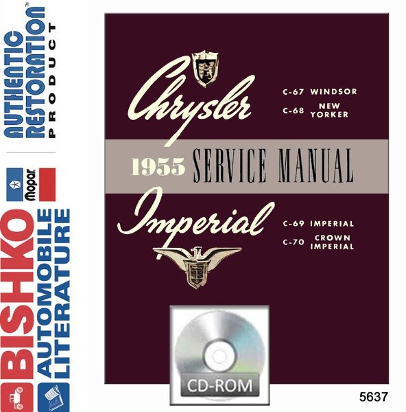 1955 Chrysler IMPERIAL - ALL MODELS Factory Shop Service Manual