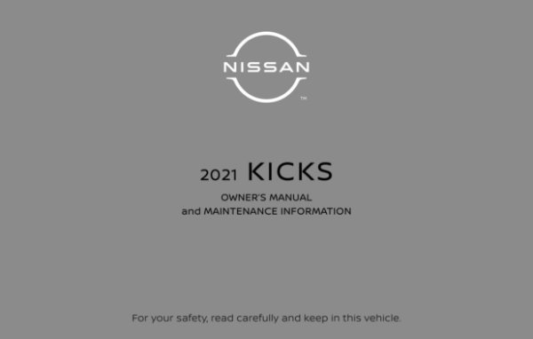 2021 Nissan Kicks Owner's Manual