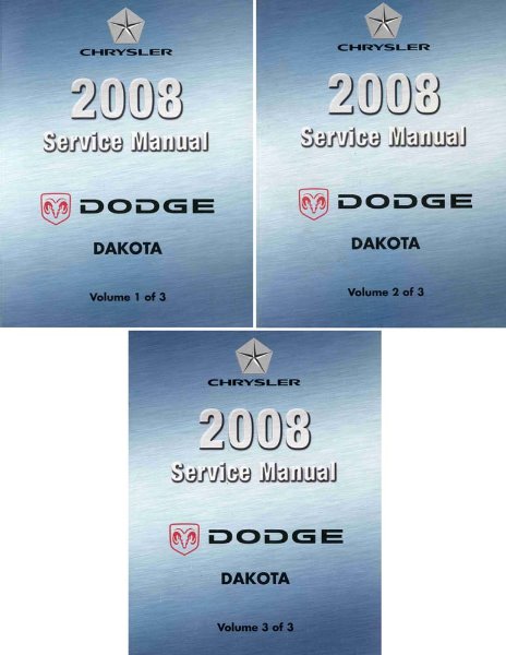 2008 Dodge Truck Dakota Factory Shop Service Manual