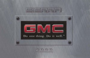 2000 GMC Sierra Owner's Manual