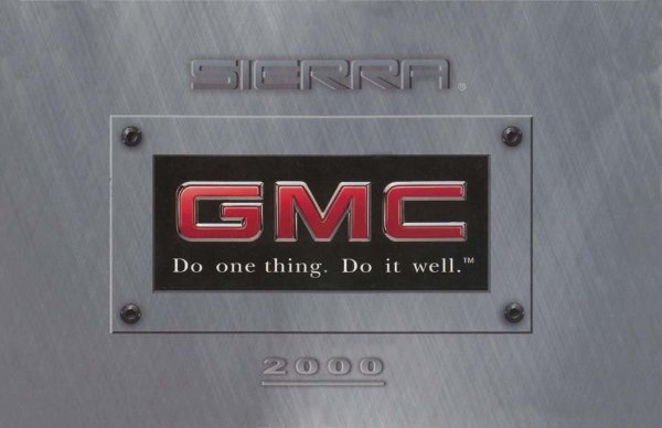 2000 GMC Sierra Owner's Manual