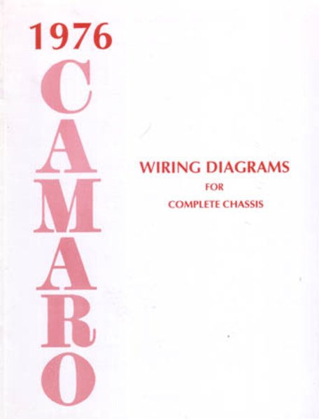 1976 Chevrolet Camaro Wiring Diagrams Manual