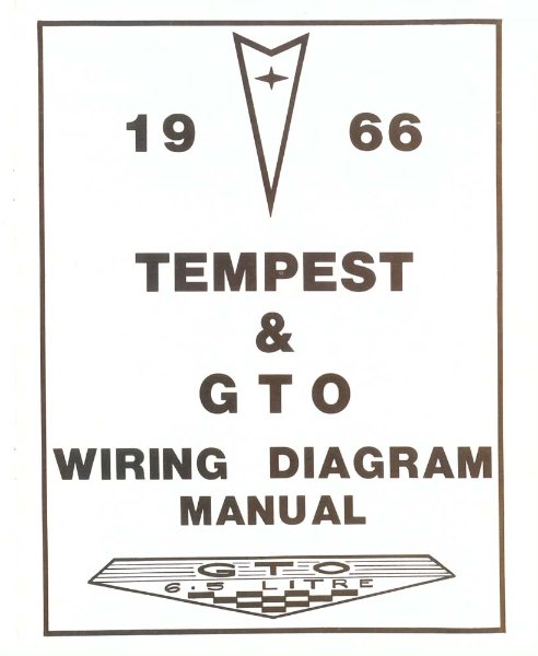 1966 Pontiac GTO, Tempest Wiring Diagrams Manual