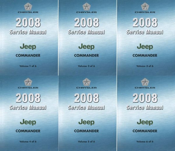 2008 Jeep Commander Factory Shop Service Manual