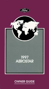 1997 Ford Aerostar Owner's Manual