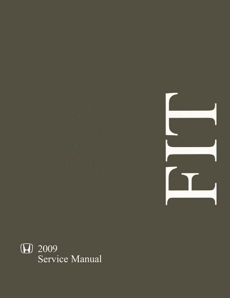 2009 Honda Fit Factory Shop Service Manual