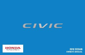 2018 Honda Civic Sedan Owner's Manual