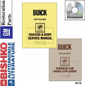 1982 Buick Skyhawk Factory Shop Service Manual