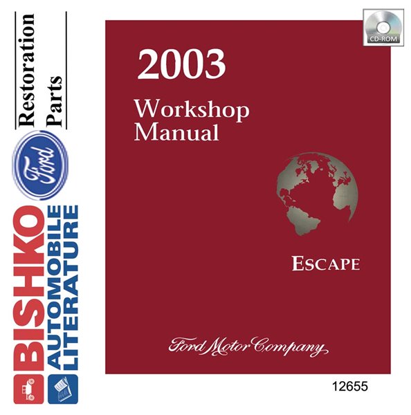 2003 Ford Truck Escape Factory Shop Service Manual