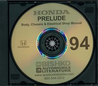 1994 HONDA PRELUDE Body, Chassis & Electrical Service Manual sample image