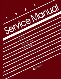 1984 Dodge Pickup Truck, Ramcharger Factory Shop Service Manual