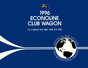 1996 Ford Truck Econoline Wiring Diagrams Manual