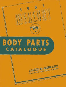 1951 Mercury Mercury, Monterey Parts Book