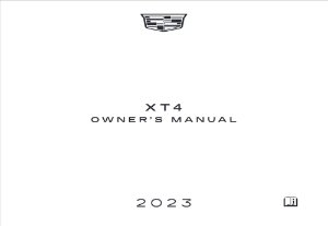 2023 Cadillac XT4 Owner's Manual