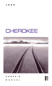 1991 Jeep Cherokee Owner's Manual