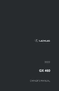 2022 Lexus GX 460 Owner's Manual