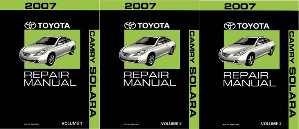 2007 Toyota Camry Solara Factory Shop Service Manual