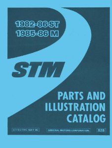 1982–1986 Chevrolet S&T Truck & Van Parts Book